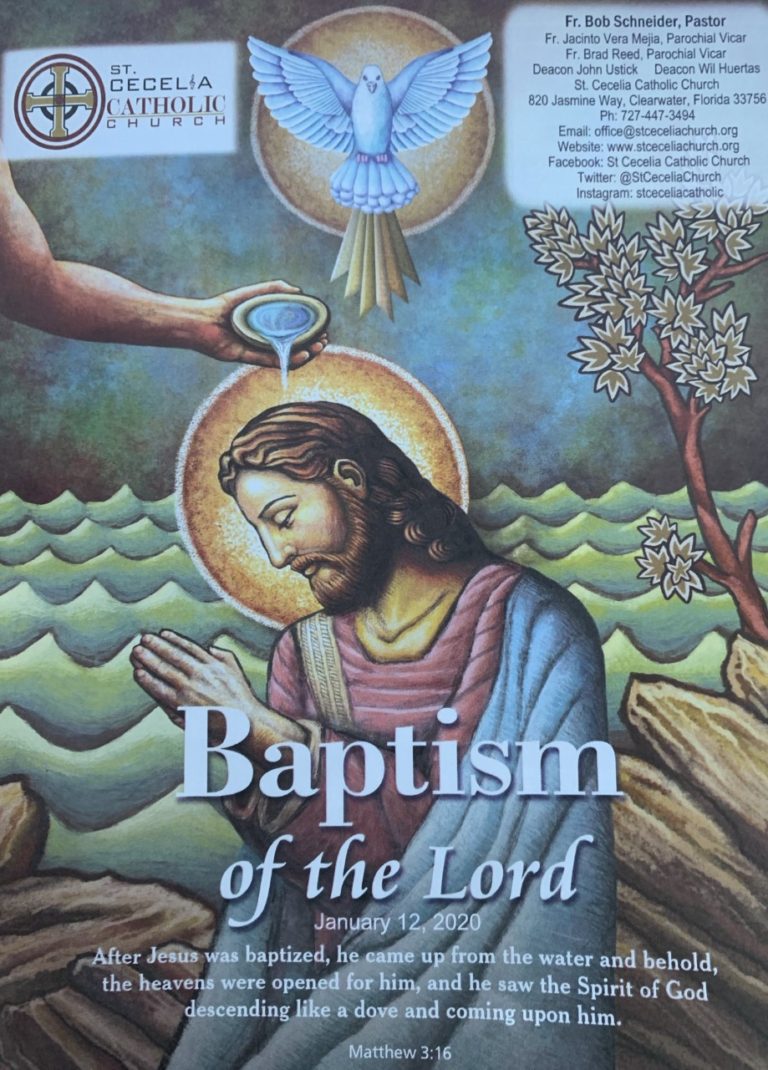 BAPTISM OF JESUS; JESUS TAKES THE PLUNGE INTO HUMANITY