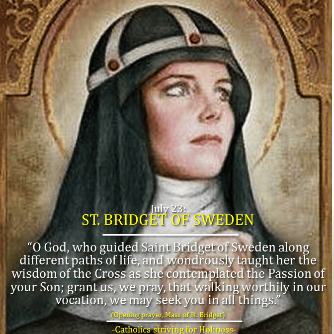 SAINT BRIDGET & WOMEN OF OUR CHURCH