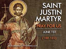 ST JUSTIN, AUTHOR & MARTYR